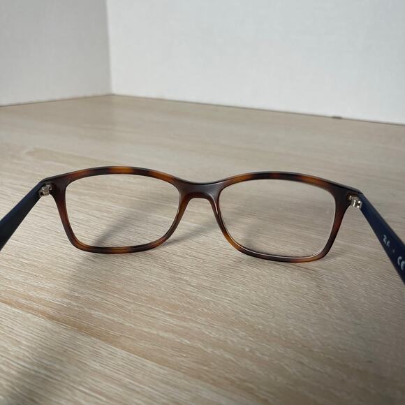 Ray-Ban RB7047 5574 Eyeglasses Tortoise Shell Blue Frames Only 54-17-140 - Picture 5 of 8
